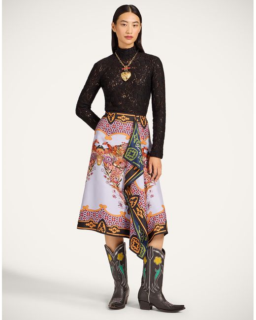 LaDoubleJ Natural Scarf Skirt