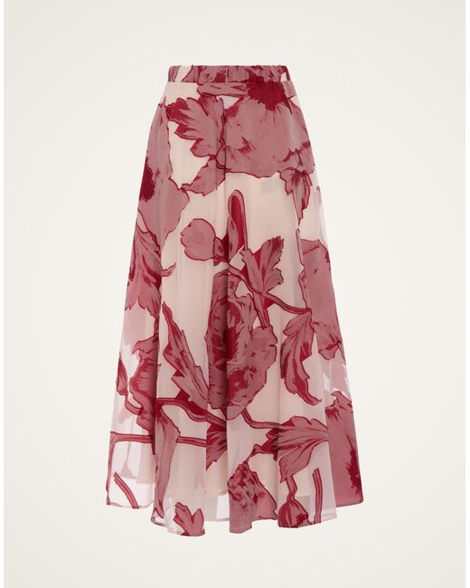 LaDoubleJ Red Drawstring Skirt
