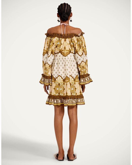 LaDoubleJ Natural Boho Mini Dress