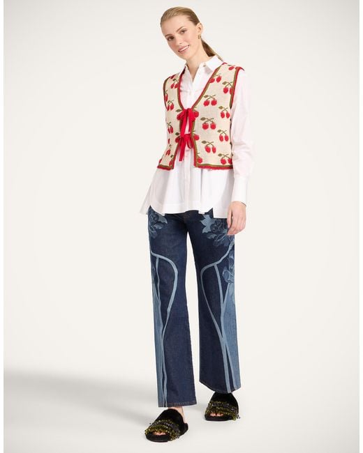 LaDoubleJ Red Cherry Gilet