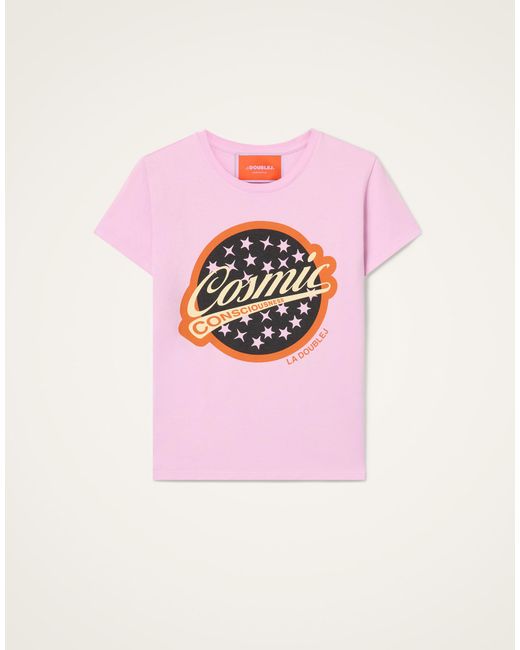 LaDoubleJ Red High Tee Shirt