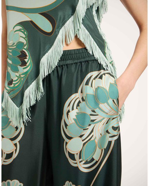 LaDoubleJ Green Palazzo Pants