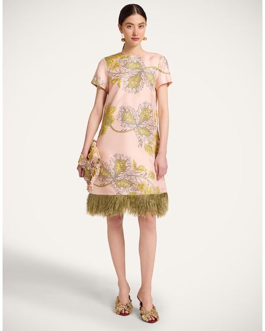 LaDoubleJ Natural Mini Swing Dress