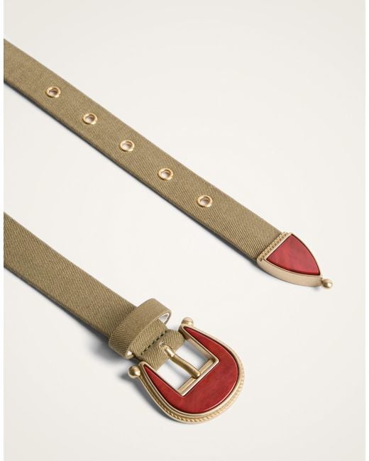 LaDoubleJ Natural Cinch Belt