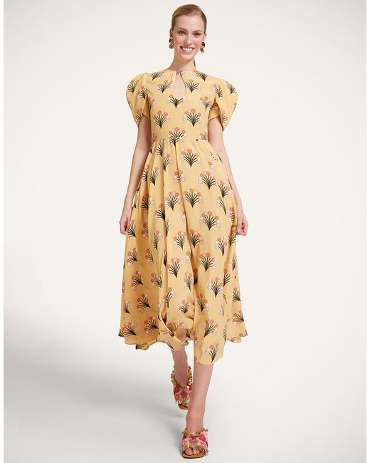 LaDoubleJ Metallic Petal Dress
