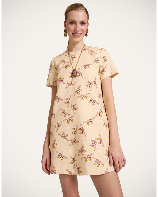 LaDoubleJ Natural Mini Swing Dress