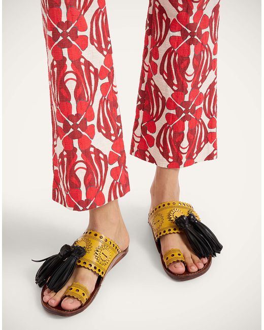 LaDoubleJ Red Sandy Slides