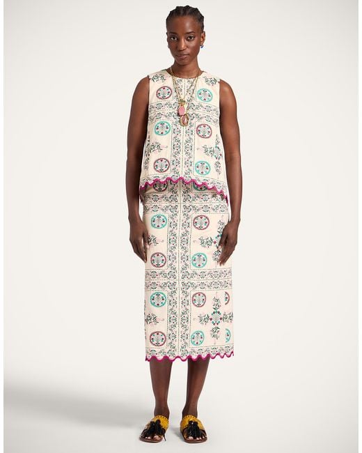 LaDoubleJ Natural Pencil Skirt