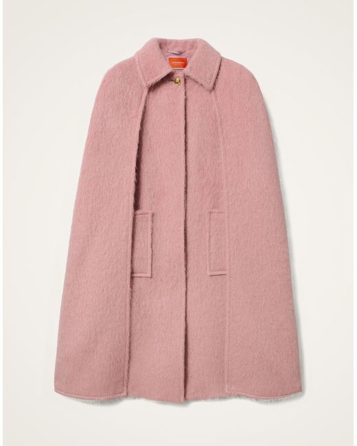 LaDoubleJ Pink Milano Cape Coat