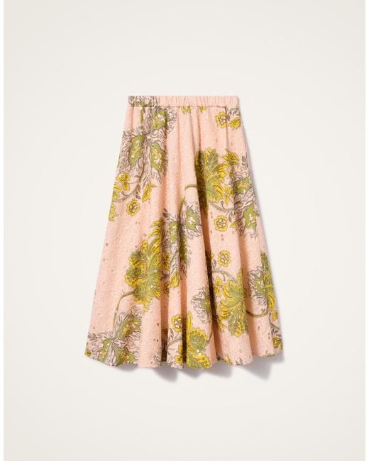 LaDoubleJ Metallic Drawstring Skirt