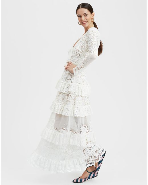 LaDoubleJ White Footloose Lacey Dress