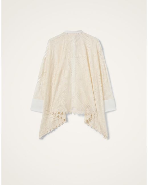 LaDoubleJ Natural Lacey Foulard Shirt