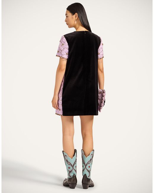 LaDoubleJ Pink Mini Swing Dress