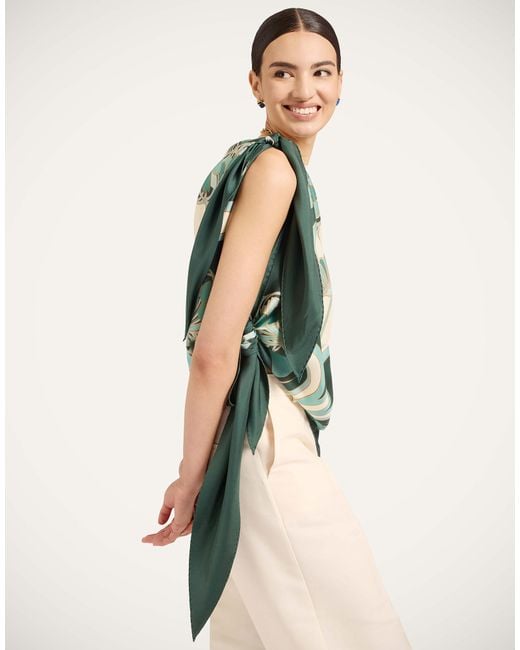 LaDoubleJ Green Full-On Foulard