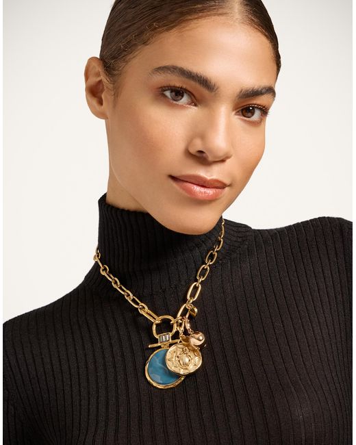 LaDoubleJ Blue Scarab Charm