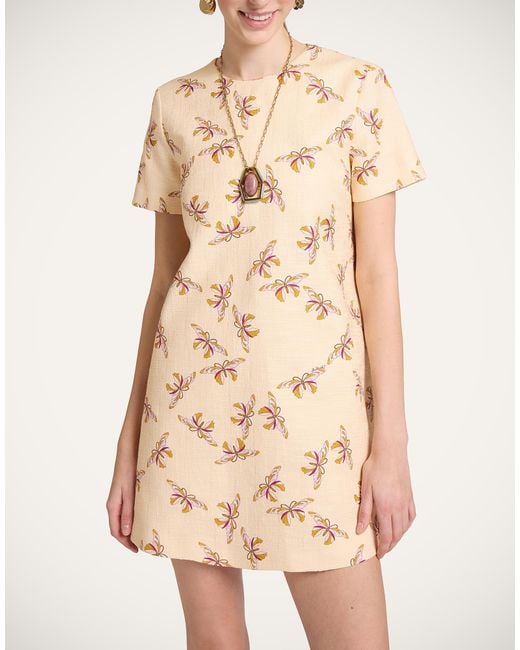 LaDoubleJ Natural Mini Swing Dress