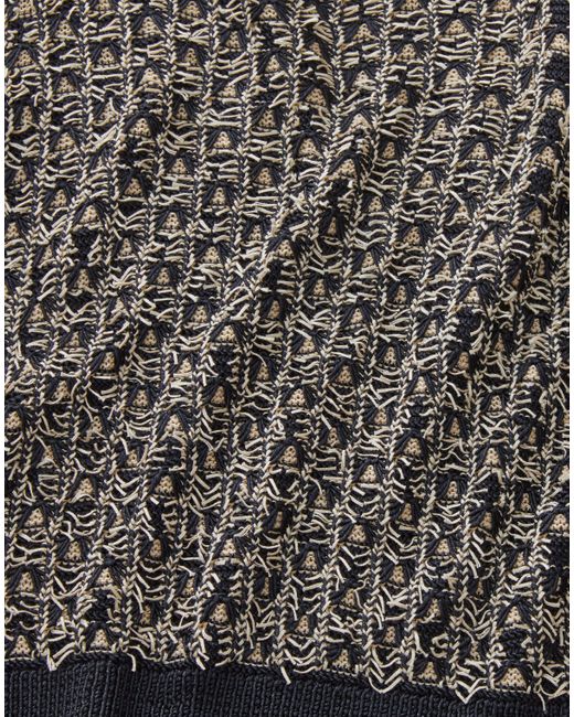 Lafayette 148 New York Gray Softspun Silk-organic Cotton Textured Stitch Sweater