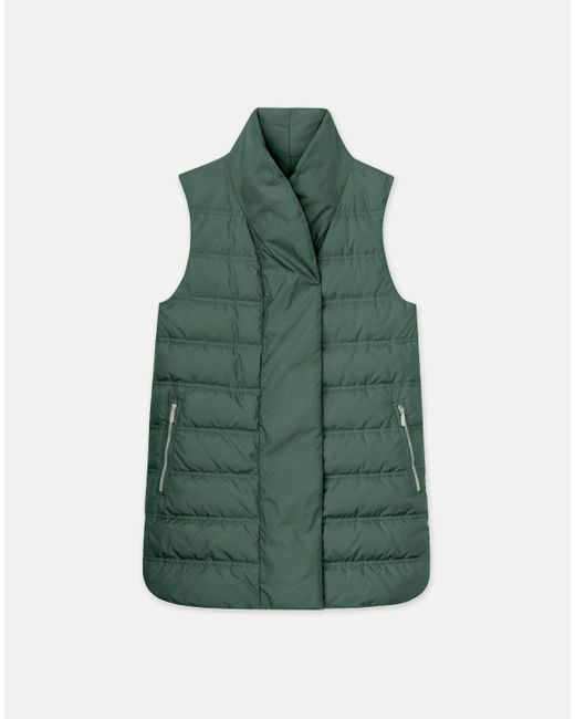 Lafayette 148 New York Green Lafayette 148 Ny Recycled Tech Reversible Down Vest