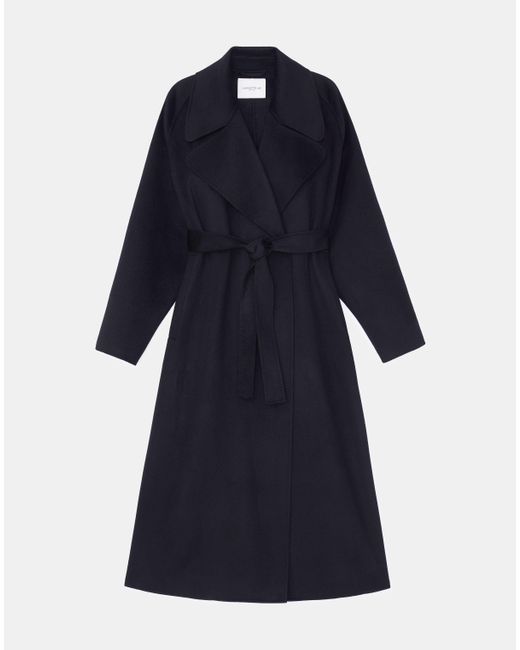 Lafayette 148 New York Double Face Cashmere Oversized Trench Coat in ...