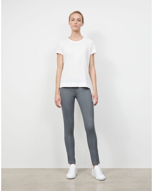 Lafayette 148 New York Blue Petite Acclaimed Stretch Mercer Pant