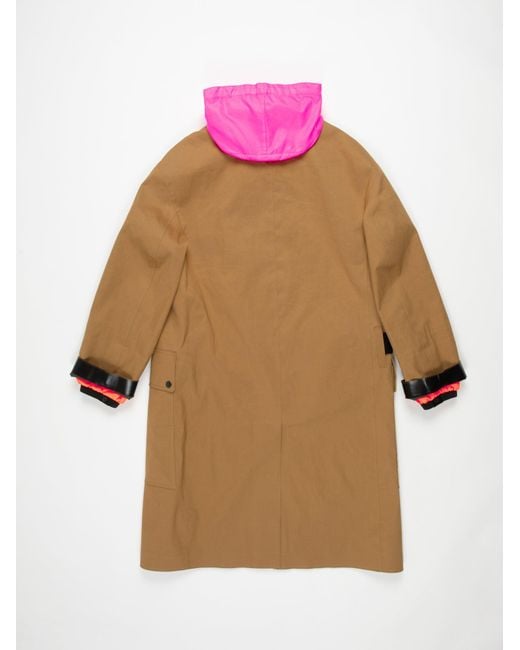 La Fetiche Multicolor Ryder Traditional Waterproof Trench Coat