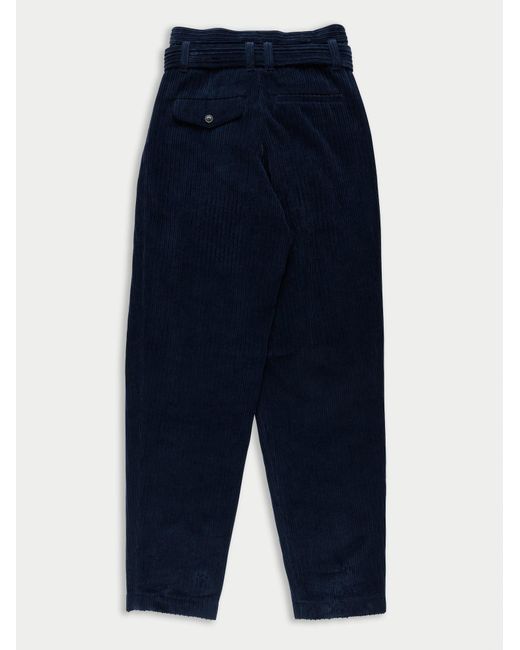 La Fetiche Blue Angela Pleated Trousers