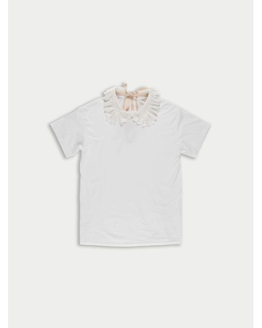 La Fetiche White Alexa Cotton T-Shirt
