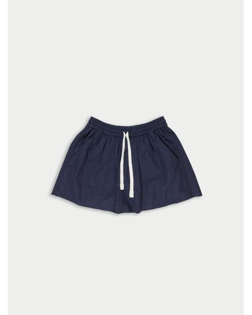 La Fetiche Blue Simone Mini Upcycled Mini Skirt