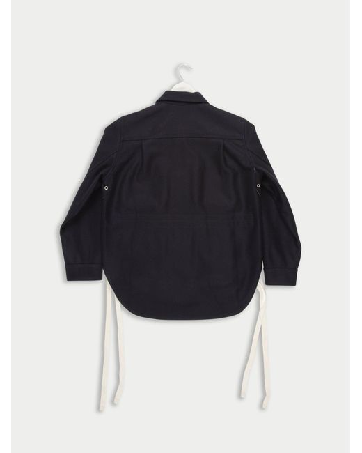 La Fetiche Blue Elli Felted Workwear Jacket