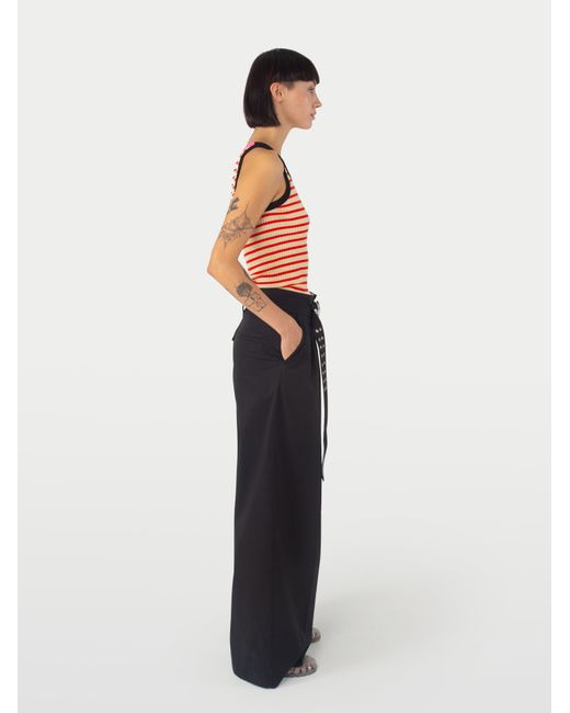 La Fetiche Blue Angie Pleated Pant