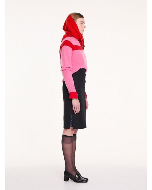 La Fetiche Pink Ossie Traditional Seam Free Sweater