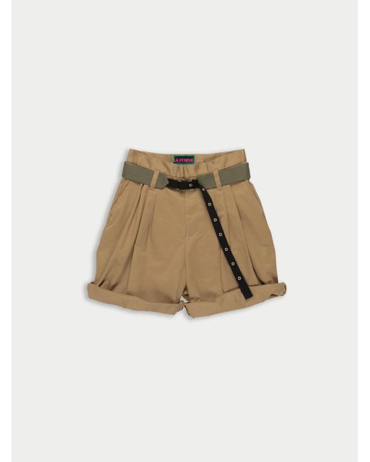 La Fetiche Natural Jack Military Style Short