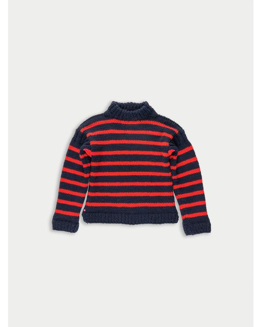 La Fetiche Red Sasha Handknitted Sailor Sweater