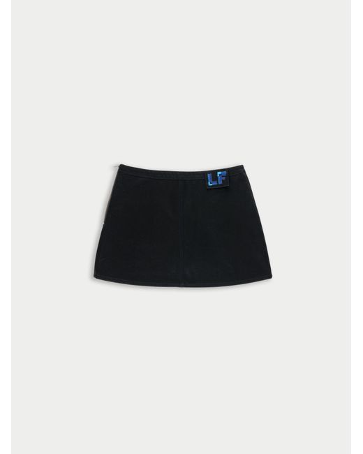 La Fetiche Black Thelma Denim Mini Skirt