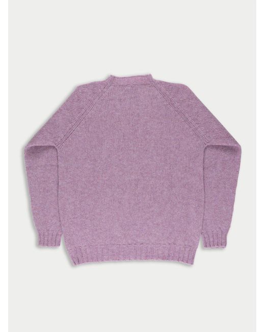La Fetiche Purple Barney Oversized Menswear Sweater