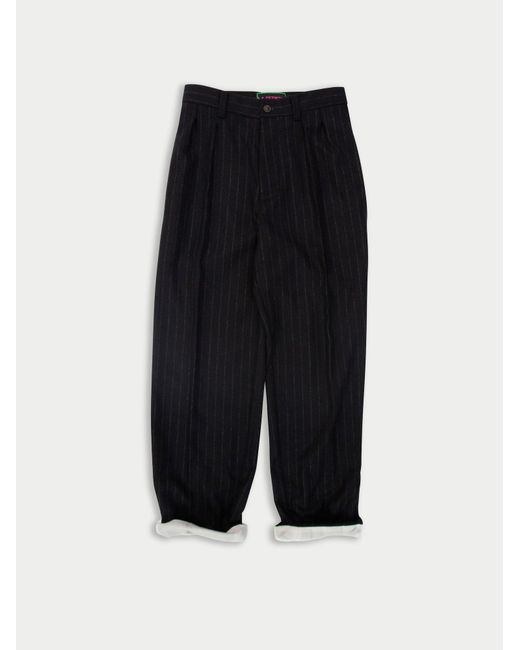 La Fetiche Black Daho Pleated Trousers