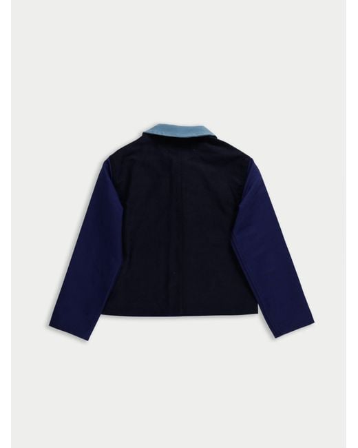 La Fetiche Blue Alex Utility Jacket