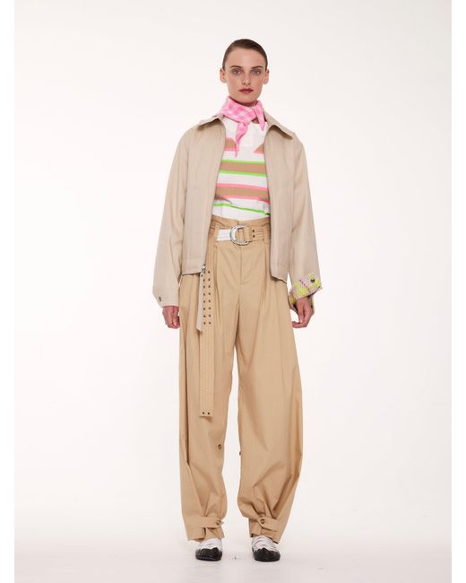 La Fetiche Natural Jaime Reversible Bomber Jacket