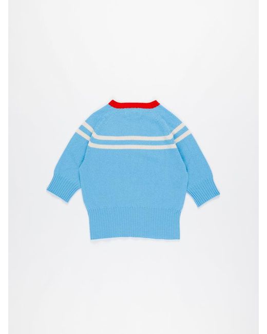 La Fetiche Blue Karina Lambswool Sweater