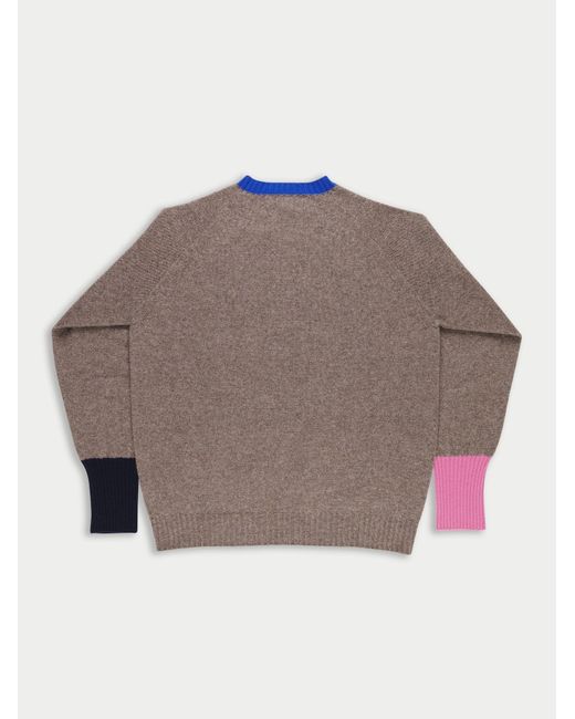 La Fetiche Gray Bryan Lambswool Sweater