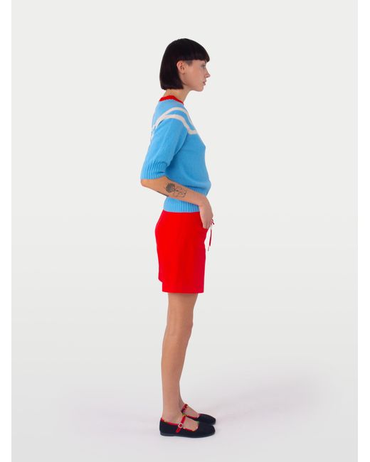 La Fetiche Blue Karina Lambswool Sweater