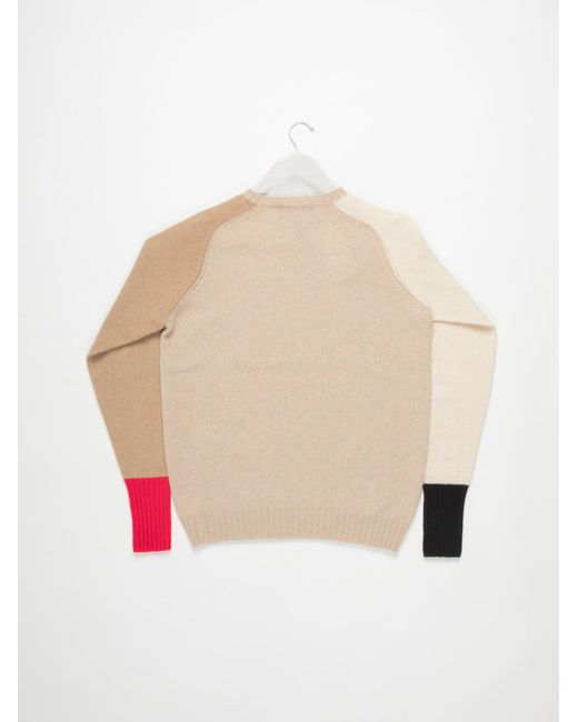 La Fetiche Natural George Oversized Lambswool Sweater