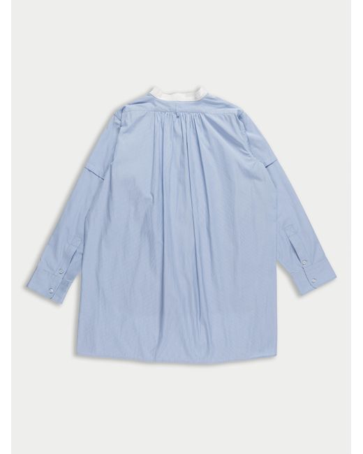 La Fetiche Blue Lou Traditional Striped Overshirt