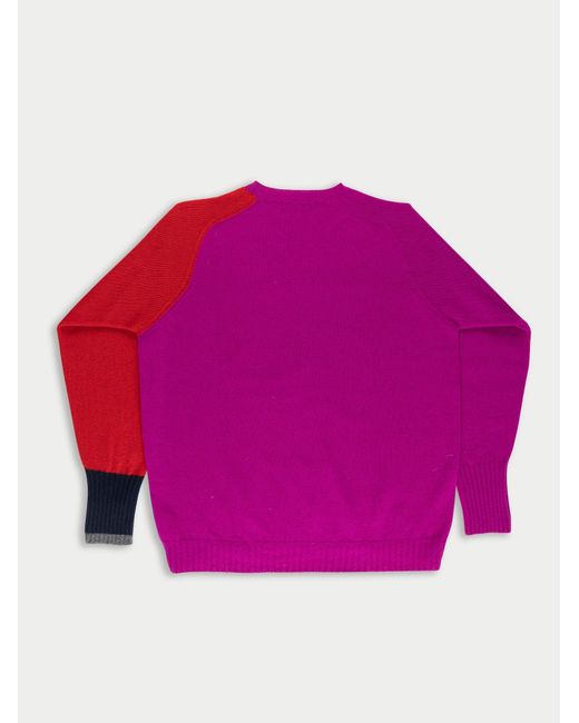 La Fetiche Pink Percy Oversized Lambswool Sweater