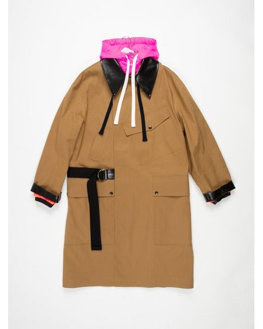 La Fetiche Multicolor Ryder Traditional Waterproof Trench Coat