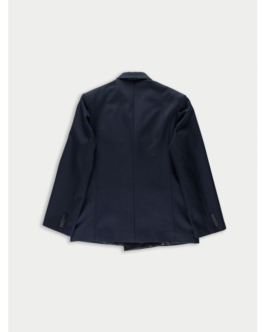 La Fetiche Blue Maxime Oversized Smoking Jacket
