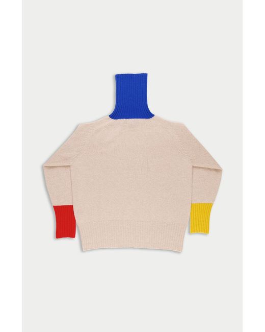 La Fetiche Blue Rudi X Polo Sweater