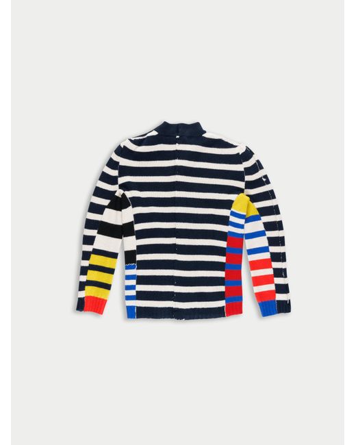 La Fetiche Blue Mae Striped Sweater