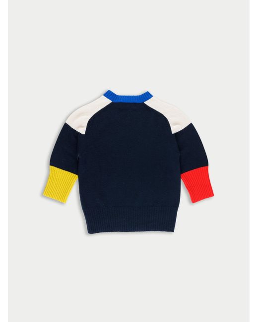 La Fetiche Blue Perriand Intarsia Sweater