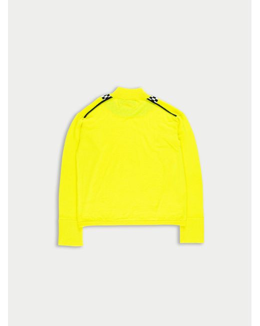 La Fetiche Yellow Benita Fine Knit Sweater